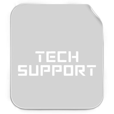 Tech Support Permanent Decal Sticker