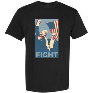 Trump Shot Trump Fight Garment-Dyed Heavyweight T-Shirt