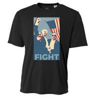 Trump Shot Trump Fight Cooling Performance Crew T-Shirt