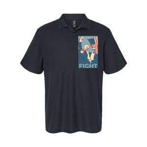 Trump Shot Trump Fight Softstyle Adult Sport Polo