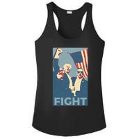 Trump Shot Trump Fight Ladies PosiCharge Competitor Racerback Tank