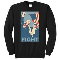 Trump Shot Trump Fight Tall Sweatshirt