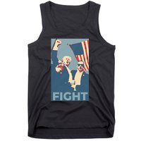 Trump Shot Trump Fight Tank Top