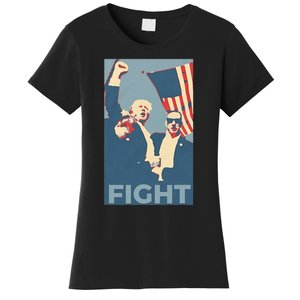 Trump Shot Trump Fight Women's T-Shirt