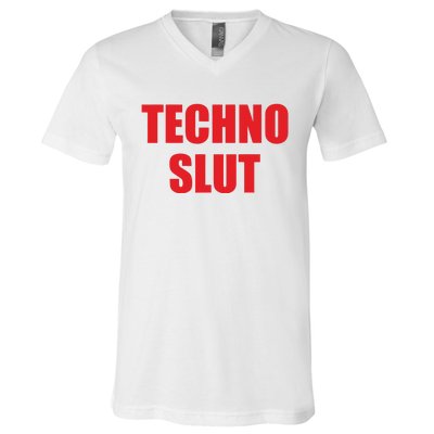 Techno Slut V-Neck T-Shirt