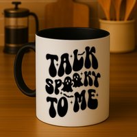 Take Spooky To Me Retro Groovy Halloween Mug