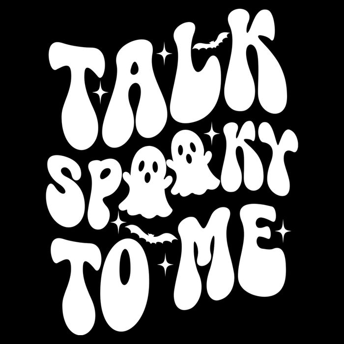 Take Spooky To Me Retro Groovy Halloween Drawstring Bag