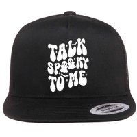 Take Spooky To Me Retro Groovy Halloween Flatbill Hat