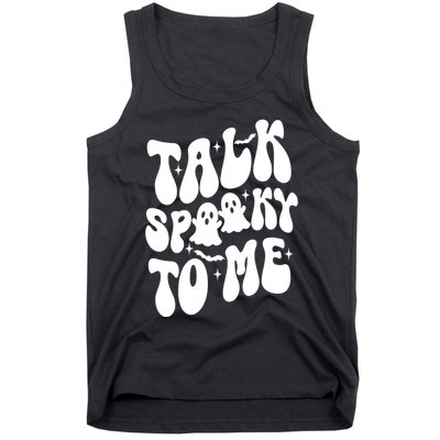 Take Spooky To Me Retro Groovy Halloween Tank Top
