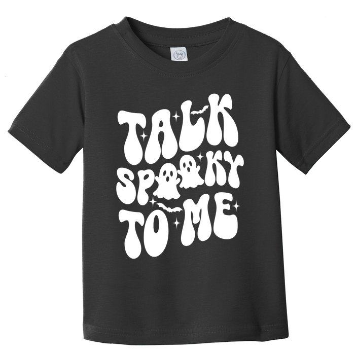 Take Spooky To Me Retro Groovy Halloween Toddler T-Shirt