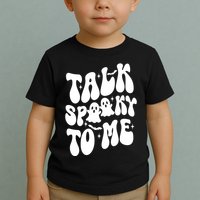 Take Spooky To Me Retro Groovy Halloween Toddler T-Shirt