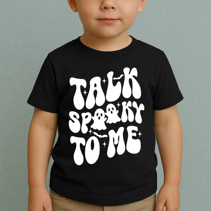 Take Spooky To Me Retro Groovy Halloween Toddler T-Shirt