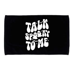 Take Spooky To Me Retro Groovy Halloween Microfiber Hand Towel