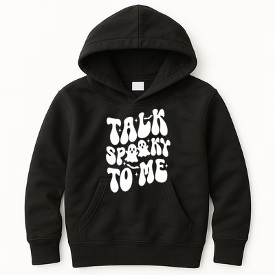 Take Spooky To Me Retro Groovy Halloween Kids Hoodie