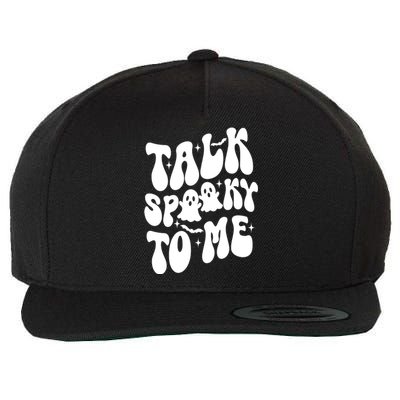 Take Spooky To Me Retro Groovy Halloween Wool Snapback Cap