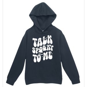 Take Spooky To Me Retro Groovy Halloween Urban Pullover Hoodie