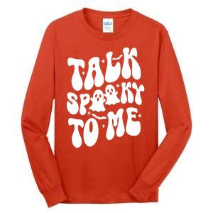 Take Spooky To Me Retro Groovy Halloween Tall Long Sleeve T-Shirt