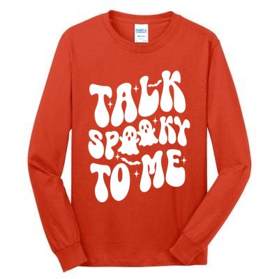 Take Spooky To Me Retro Groovy Halloween Tall Long Sleeve T-Shirt