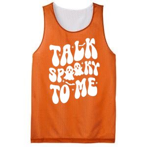 Take Spooky To Me Retro Groovy Halloween Mesh Reversible Basketball Jersey Tank