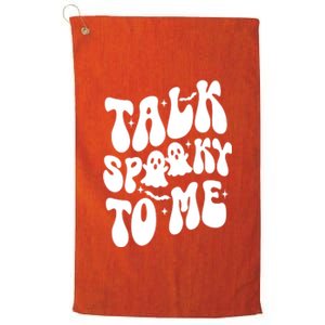 Take Spooky To Me Retro Groovy Halloween Platinum Collection Golf Towel