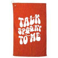 Take Spooky To Me Retro Groovy Halloween Platinum Collection Golf Towel