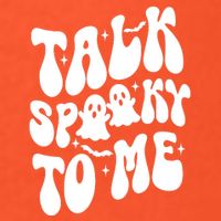 Take Spooky To Me Retro Groovy Halloween Golf Towel