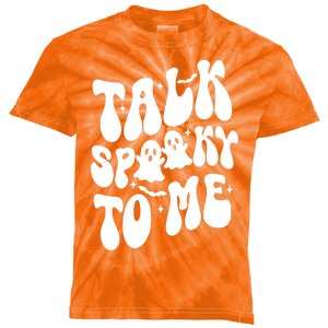 Take Spooky To Me Retro Groovy Halloween Kids Tie-Dye T-Shirt