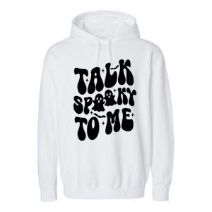 Take Spooky To Me Retro Groovy Halloween Garment-Dyed Fleece Hoodie