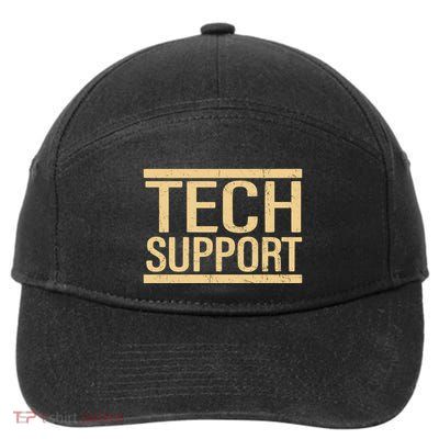 Tech Support 7-Panel Snapback Hat
