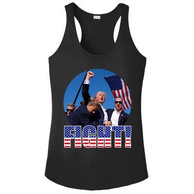 Trump Signals To Americans To Fight Ladies PosiCharge Competitor Racerback Tank
