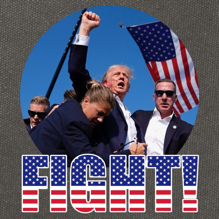 Trump Signals To Americans To Fight Cotton Canvas Backpack
