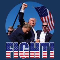 Trump Signals To Americans To Fight Garment-Dyed Heavyweight T-Shirt