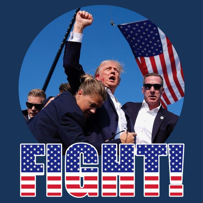 Trump Signals To Americans To Fight Garment-Dyed Heavyweight T-Shirt
