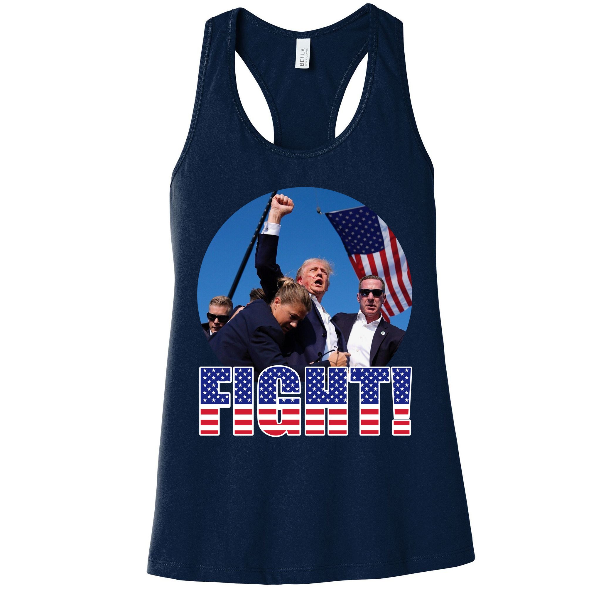 Trump Signals To Americans To Fight Womens Tank Top