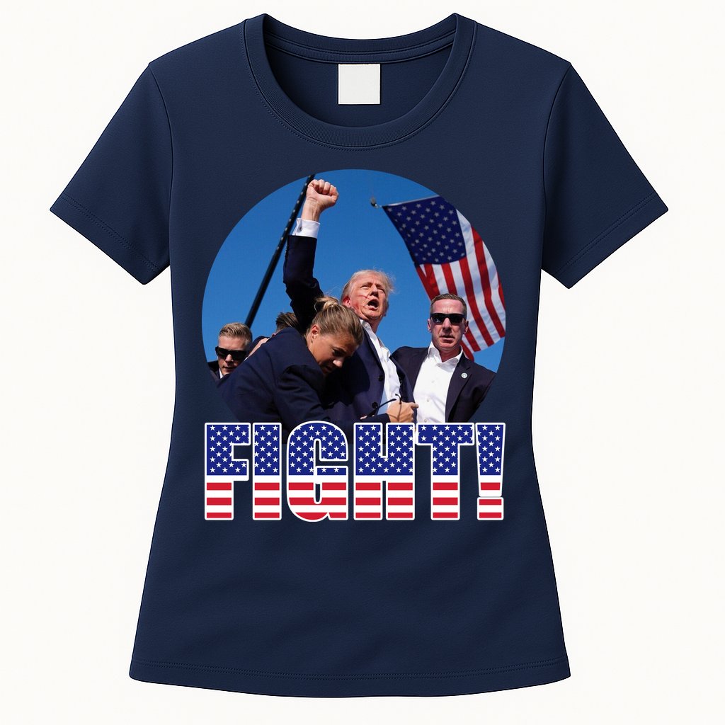 Trump Signals To Americans To Fight Womens T-Shirt