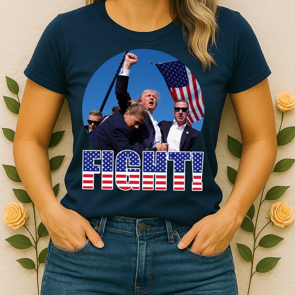 Trump Signals To Americans To Fight Womens T-Shirt