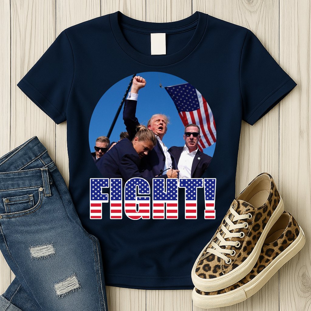 Trump Signals To Americans To Fight Womens T-Shirt
