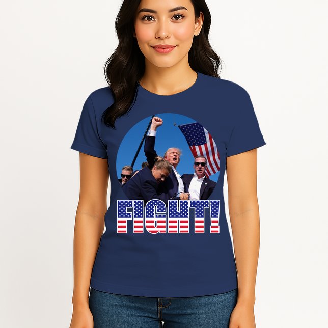 Trump Signals To Americans To Fight Womens T-Shirt