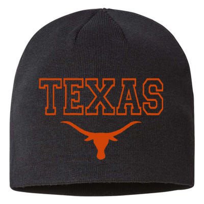 Texas State Tx Vintage Bull Head Proud Texans Sustainable Beanie