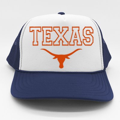 Texas State Tx Vintage Bull Head Proud Texans Trucker Hat