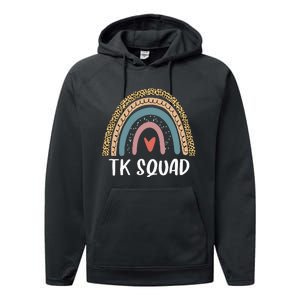 TK Squad Transitional Kindergarten Teacher Back To School Performance Fleece Hoodie