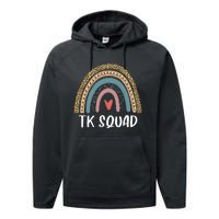 TK Squad Transitional Kindergarten Teacher Back To School Performance Fleece Hoodie