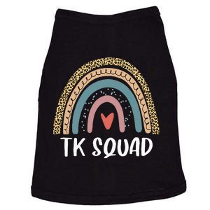 TK Squad Transitional Kindergarten Teacher Back To School Doggie Tank