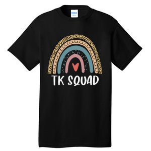 TK Squad Transitional Kindergarten Teacher Back To School Tall T-Shirt