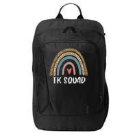 TK Squad Transitional Kindergarten Teacher Back To School City Backpack