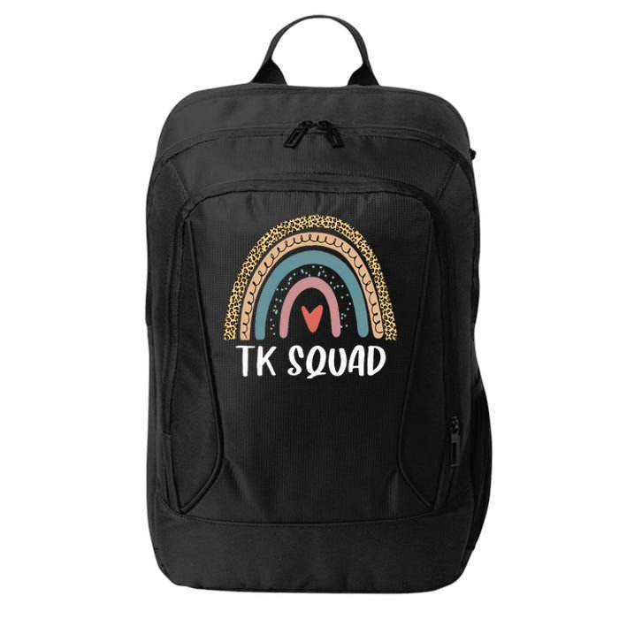 TK Squad Transitional Kindergarten Teacher Back To School City Backpack