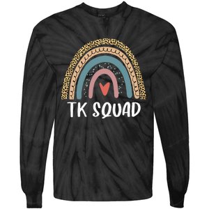 TK Squad Transitional Kindergarten Teacher Back To School Tie-Dye Long Sleeve Shirt