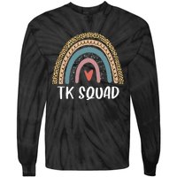 TK Squad Transitional Kindergarten Teacher Back To School Tie-Dye Long Sleeve Shirt