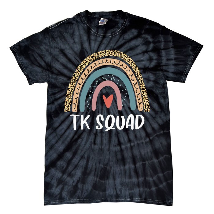 TK Squad Transitional Kindergarten Teacher Back To School Tie-Dye T-Shirt