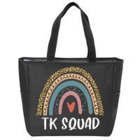 TK Squad Transitional Kindergarten Teacher Back To School Zip Tote Bag